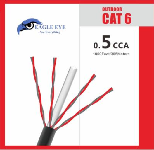 Cat-6 UTP Cable 0.5CCA (Outdoor)