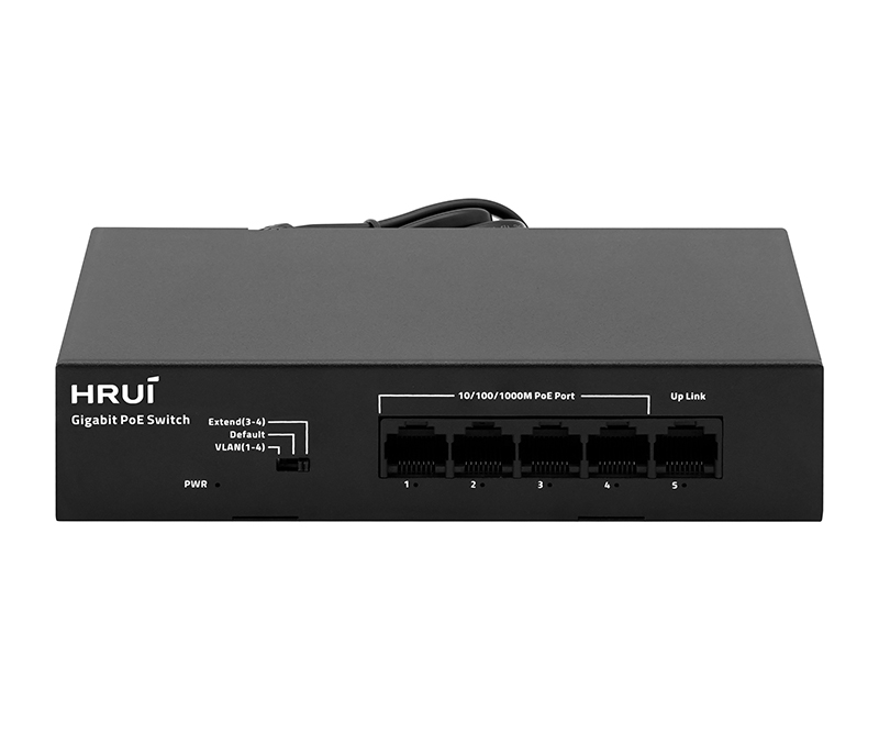 4-Port Gigabit PoE Switch + 1 Gigabit Uplink